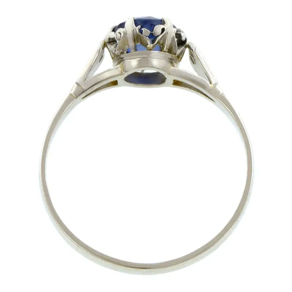 Vintage Sapphire & Diamond Ring