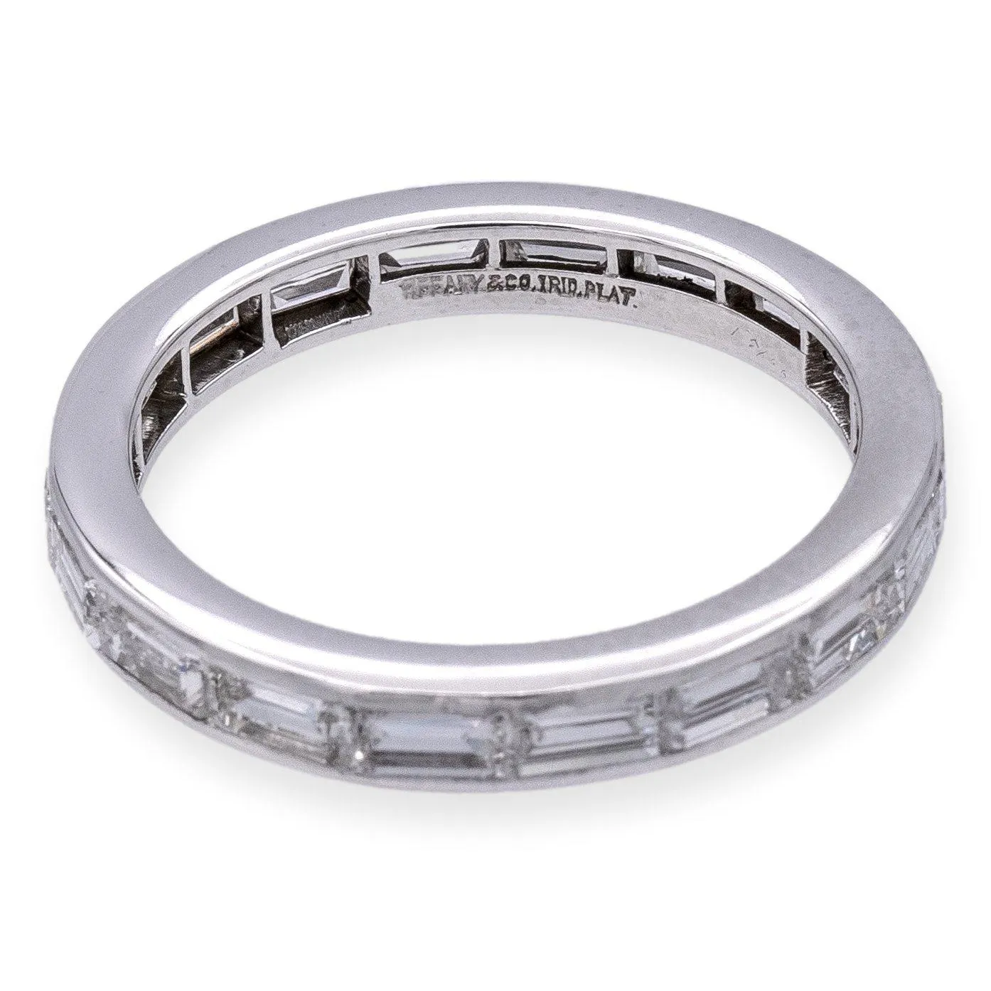 Vintage Tiffany & Co. Platinum Baguette Channel 3mm Band Ring