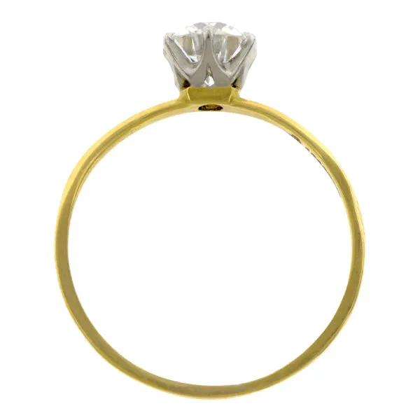 Vintage Tiffany & Co Solitaire Engagement Ring, RBC 0.73ct
