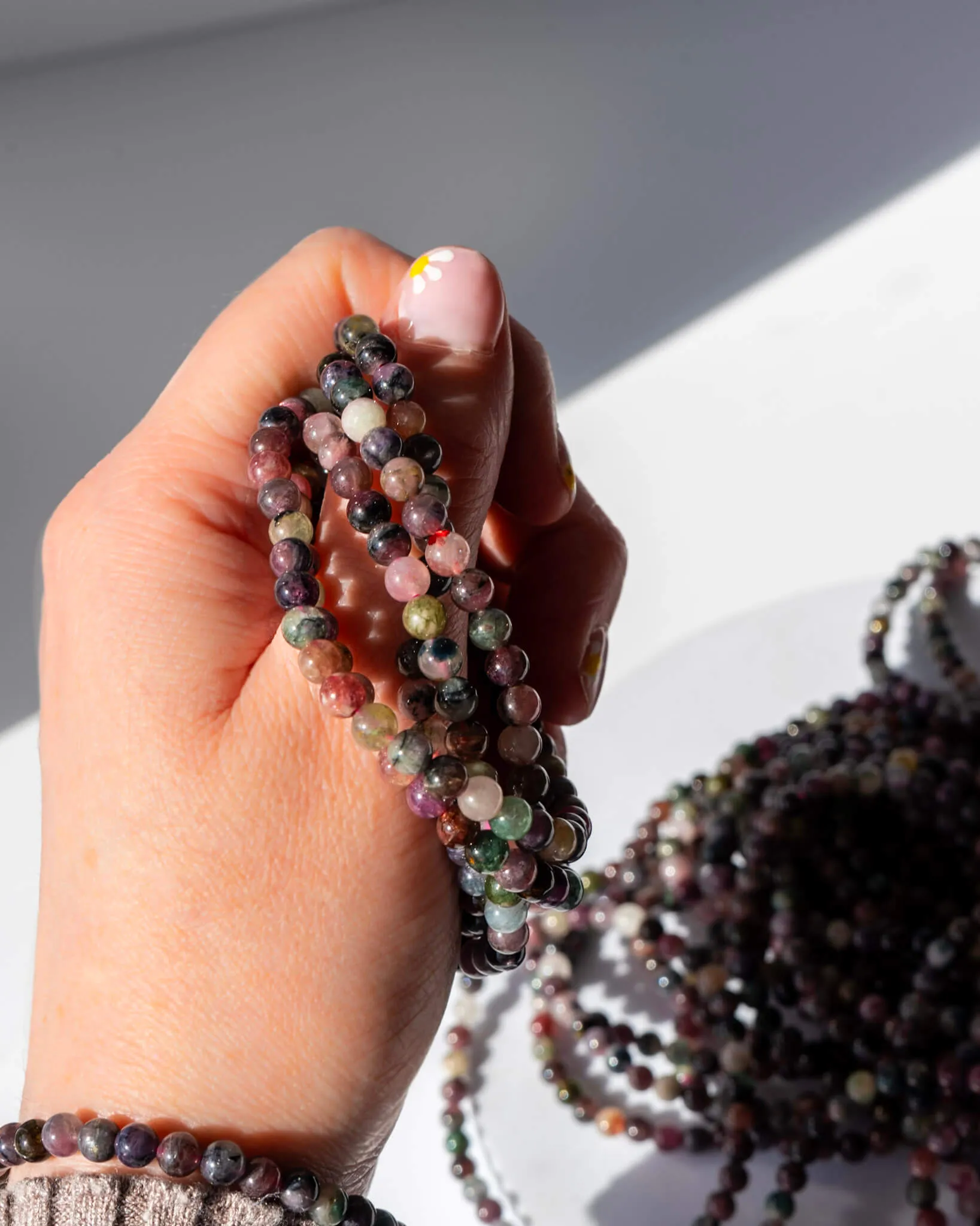 Watermelon Tourmaline Bracelet