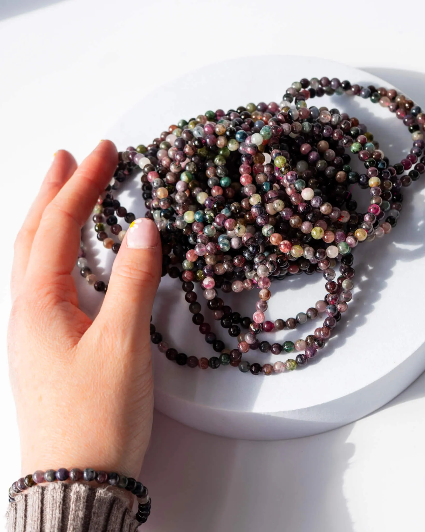 Watermelon Tourmaline Bracelet