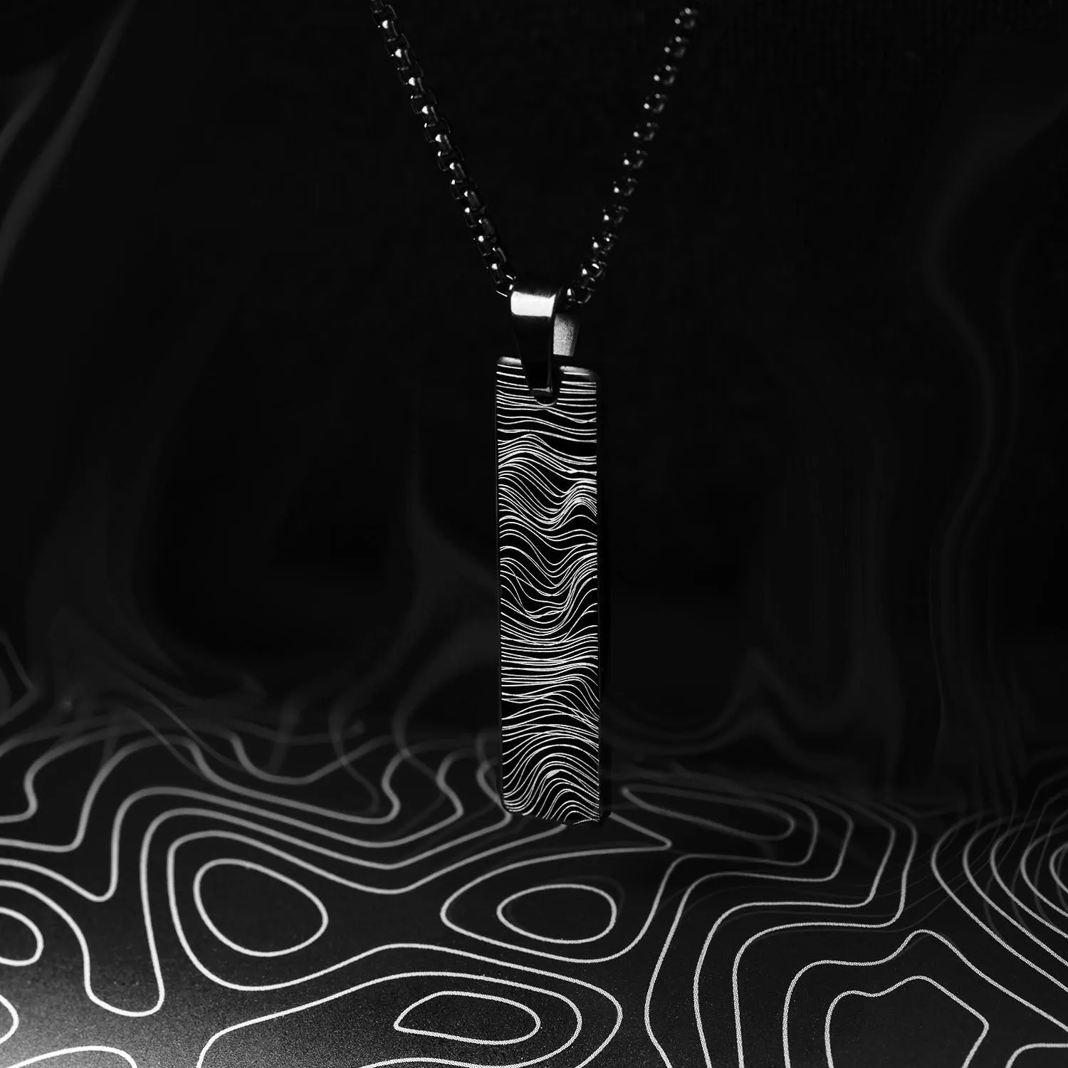 Will You Be My Valentine Card With Necklace For Men