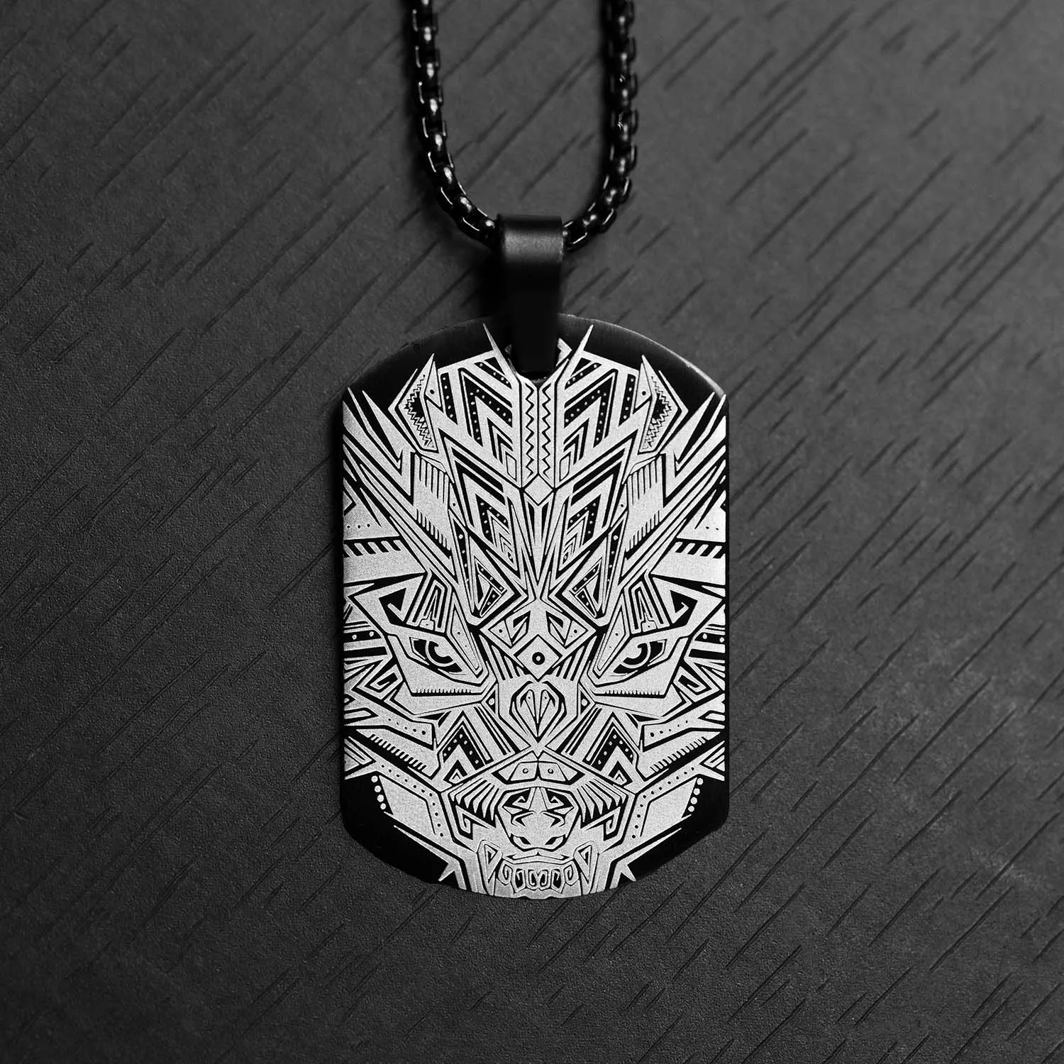 Will You Be My Valentine Card With Necklace For Men