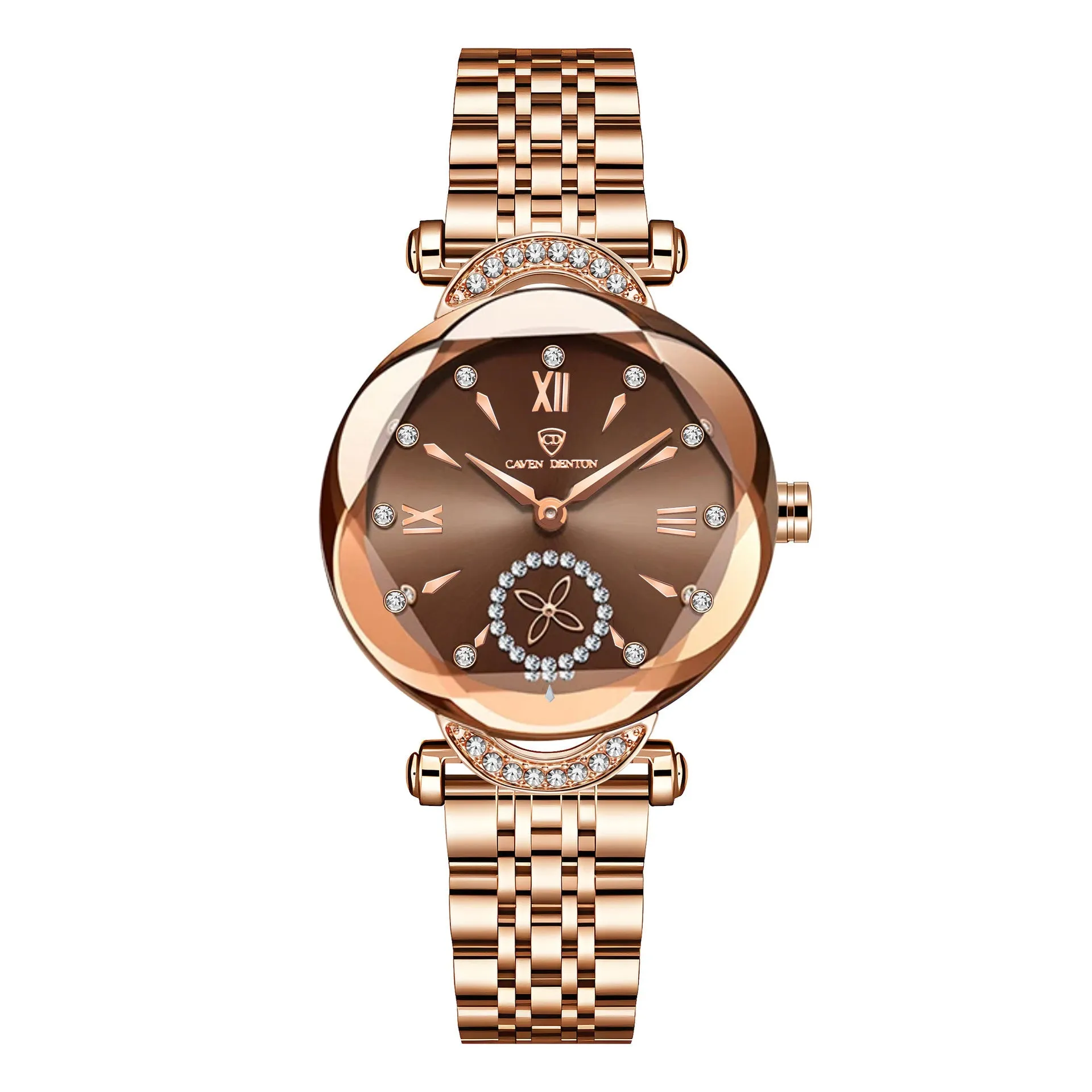 Women Light Luxury Diamonds 3D Quartz Watch Luxury Jewelry Design Steel Quartz Wrist watches Waterproof Fashion Swiss Brand Ladies Watches