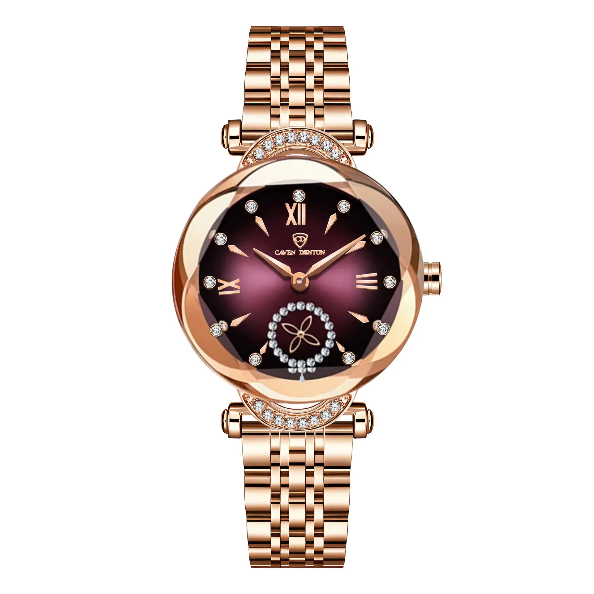 Women Light Luxury Diamonds 3D Quartz Watch Luxury Jewelry Design Steel Quartz Wrist watches Waterproof Fashion Swiss Brand Ladies Watches