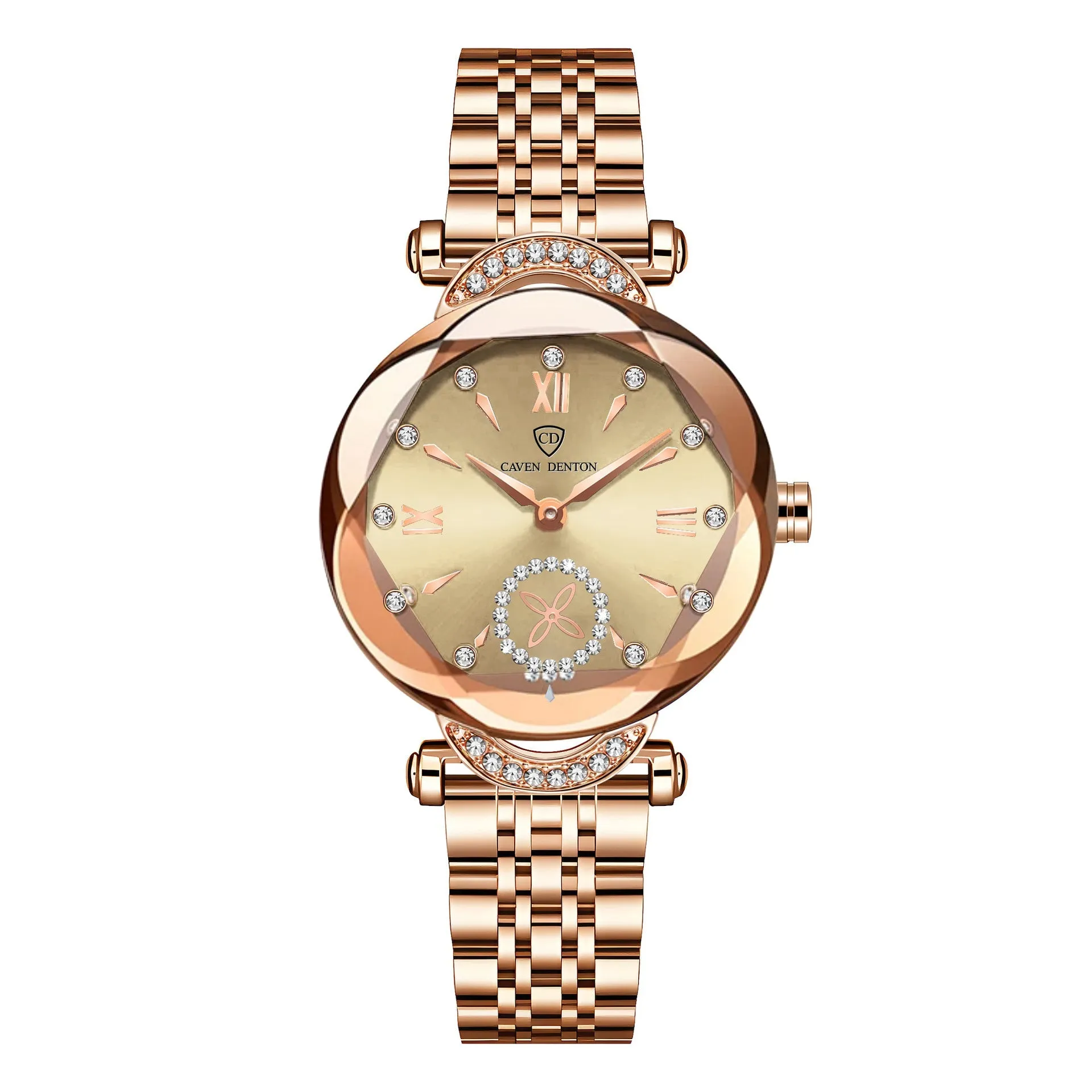 Women Light Luxury Diamonds 3D Quartz Watch Luxury Jewelry Design Steel Quartz Wrist watches Waterproof Fashion Swiss Brand Ladies Watches