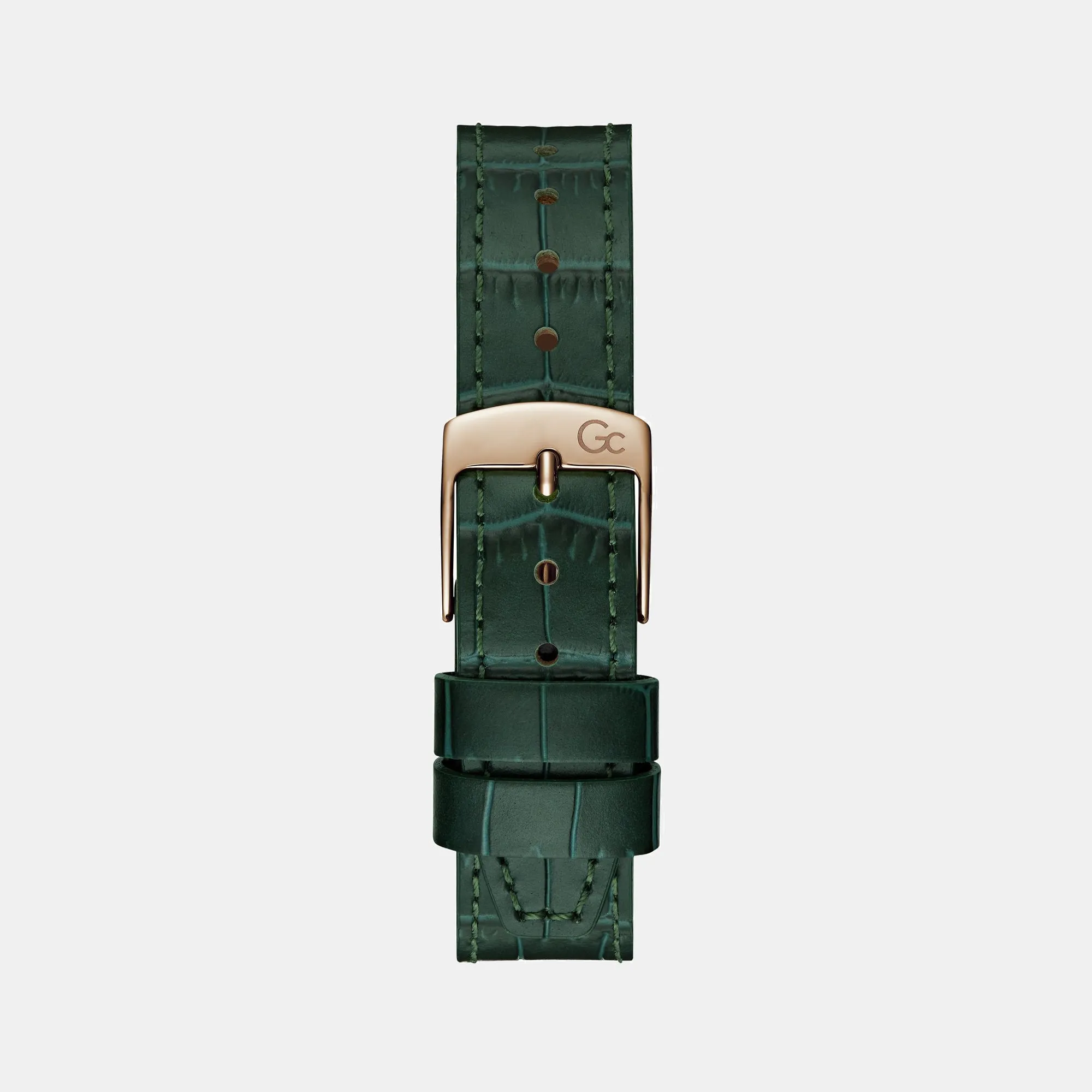 Women's Green Analog Genuine Leather Watch Z25004L9MF