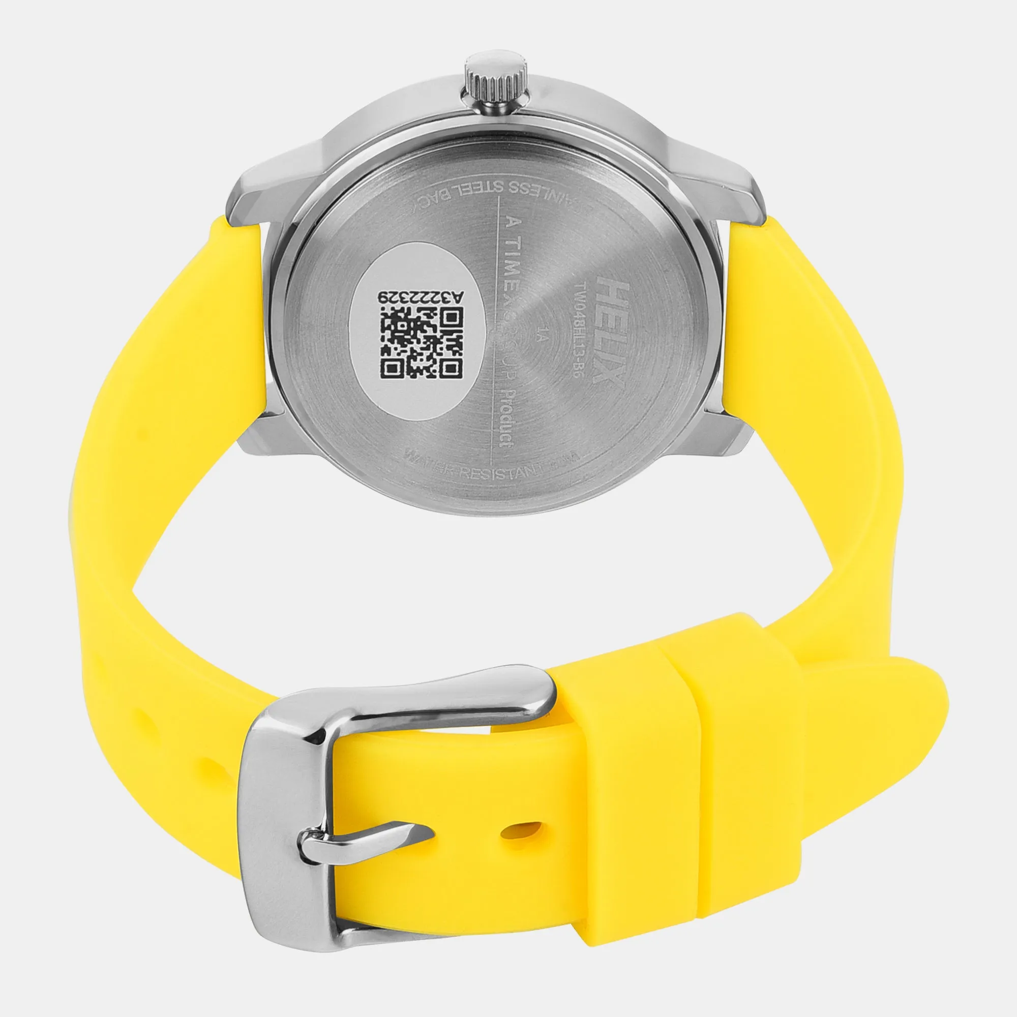 Women's Silver Dial Analog Silicone Watch TW048HL13