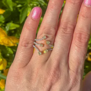 Yellow Diamond Climber Ring