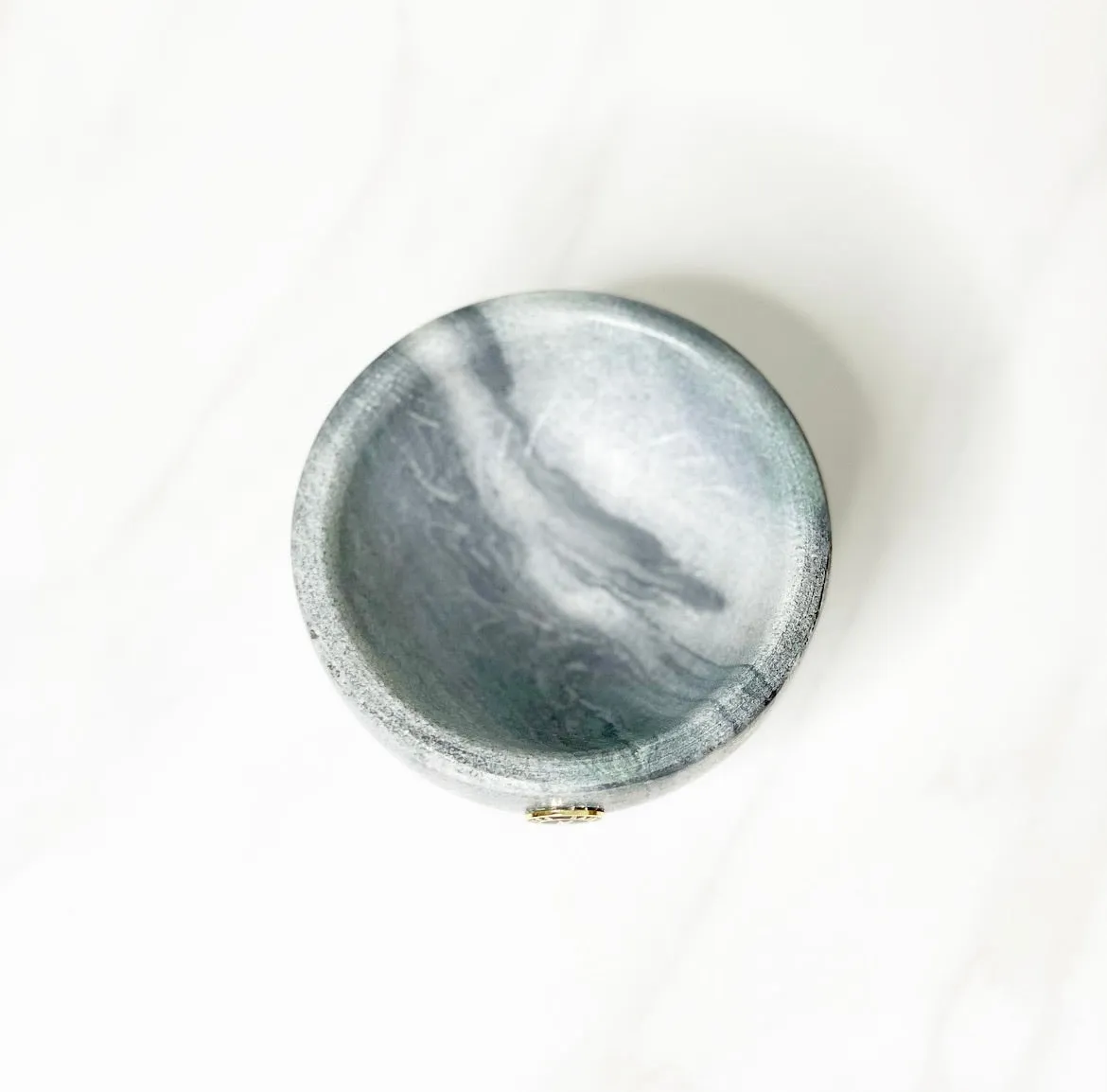 YSL Small Marble Bowl- GREY