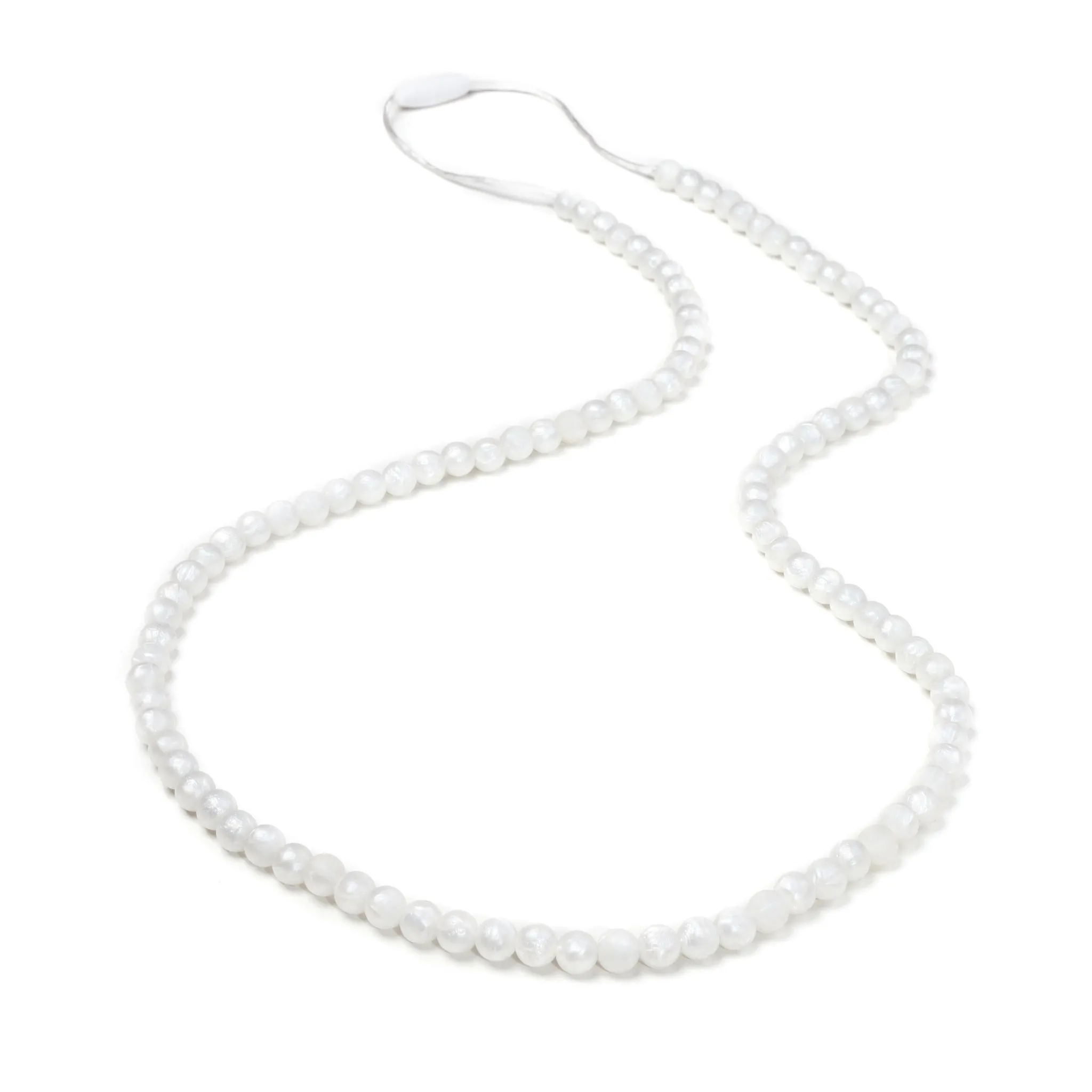 Zoe Teething Necklace - Pearl