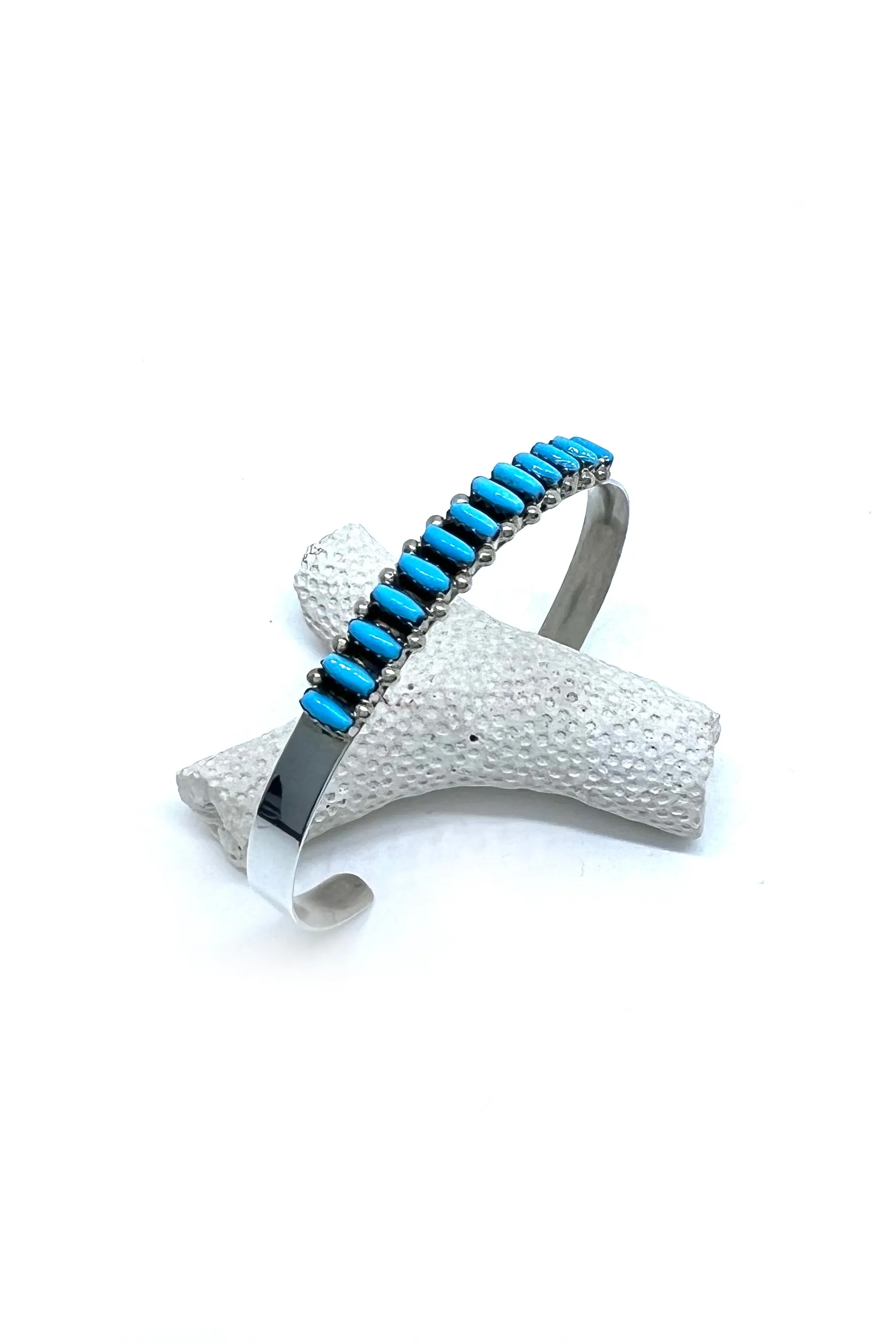 Zuni Turquoise Row Bracelet